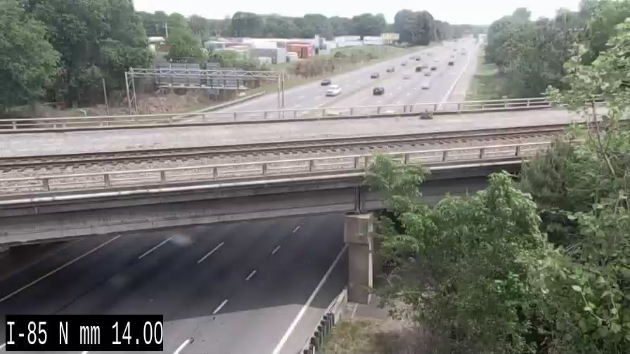 I-85 N @ mm 14