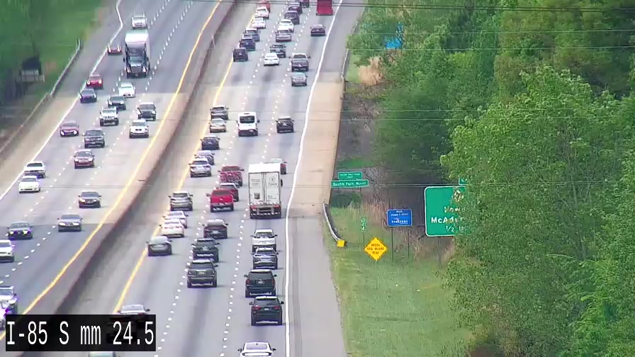 I-85 S @ mm 24.5